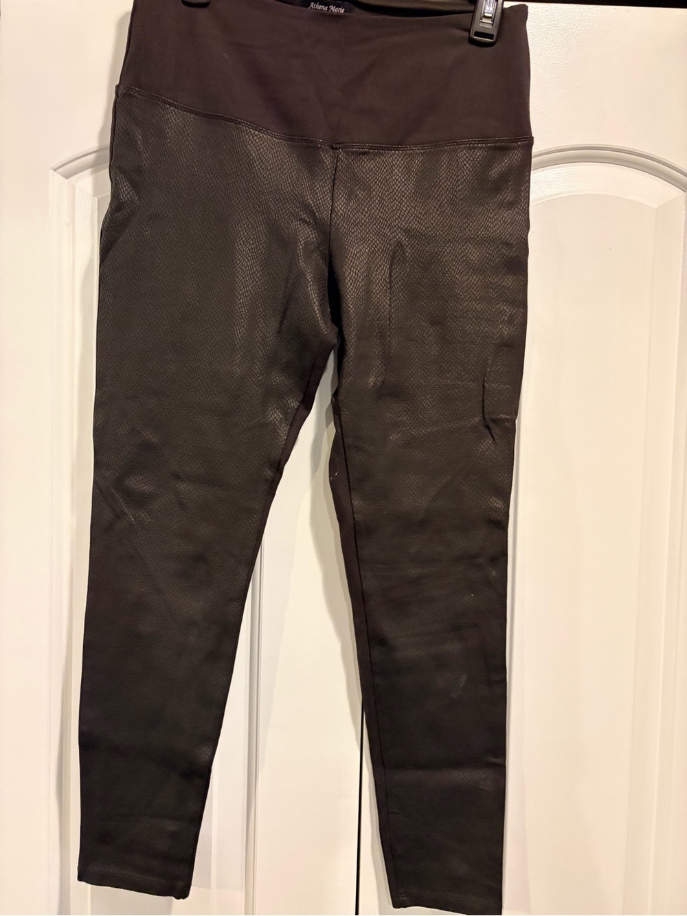 Women’s Brown/Black Textured Leggings